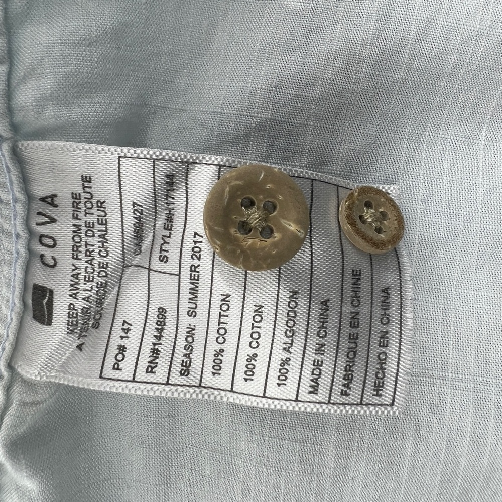 Cova Men’s Button Up Shirt Small - Picture 5 of 5
